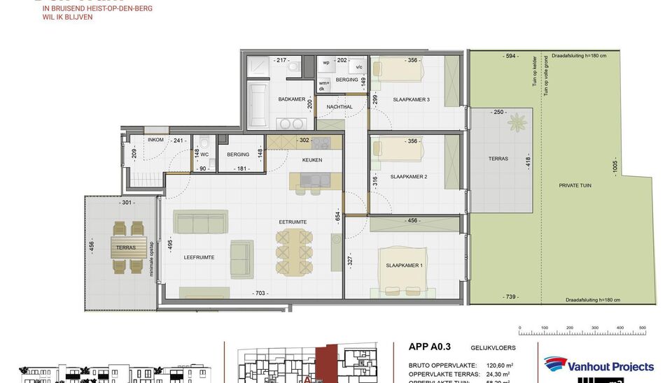 Gelijkvloerse verdieping te koop in Heist-op-den-Berg